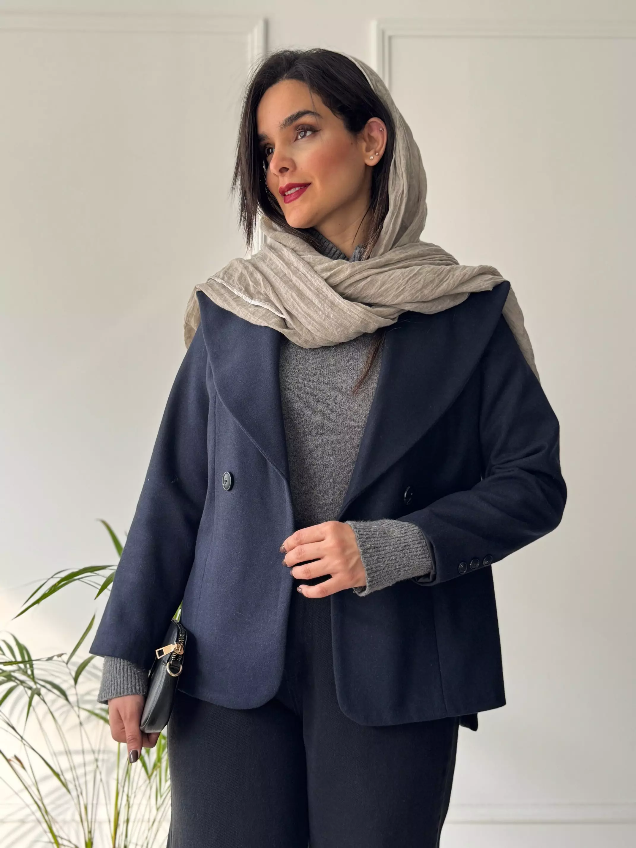 پالتو کتی آستردار آهو